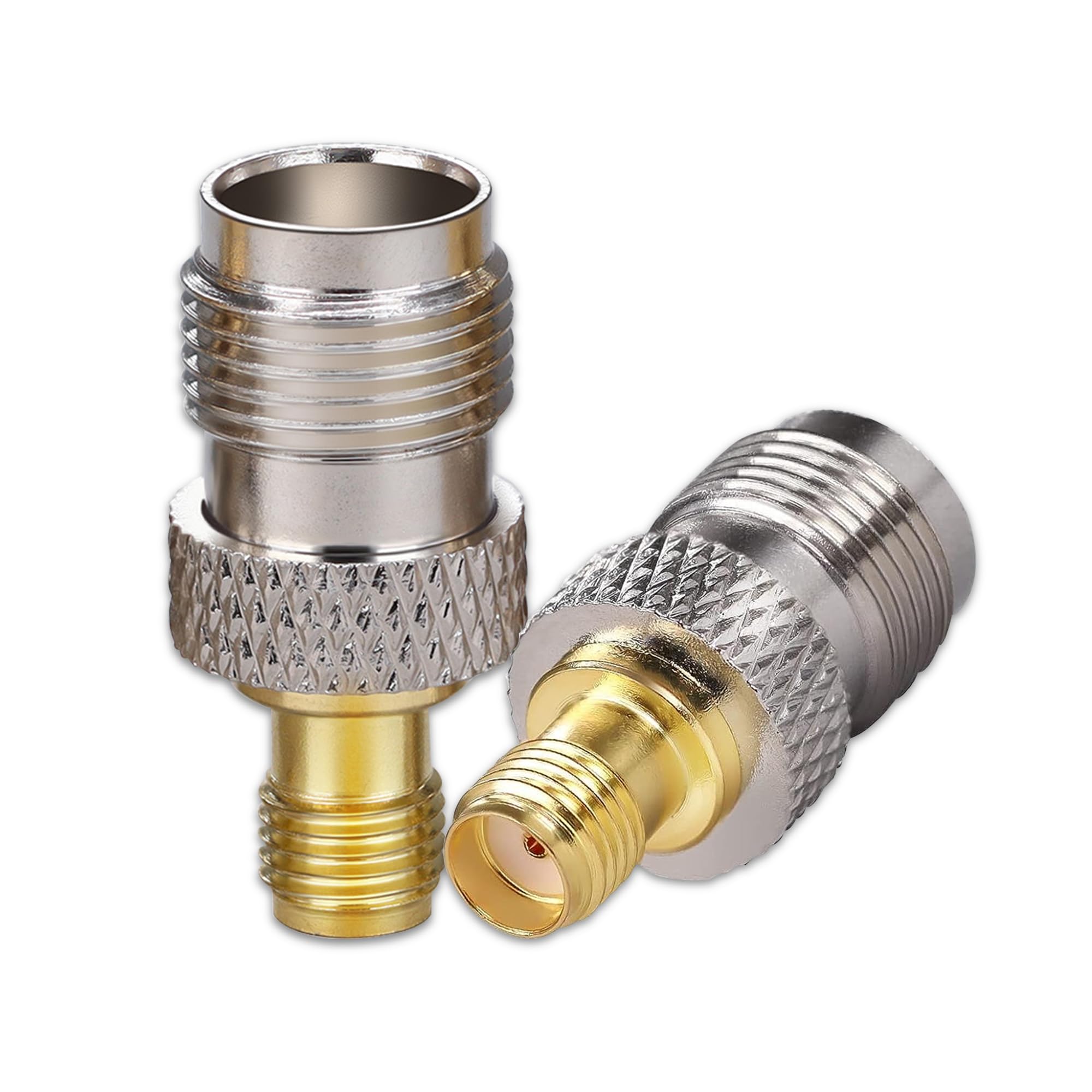 TUOLNK SMA to TNC Adapter SMA Female to TNC Female Coax Connector for Antenna Router SMA TNC Coaxial Adapter 2pcs