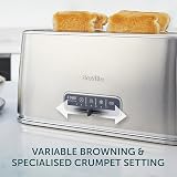 Breville Edge Silver 4-Slice Toaster with Extra Long Slots Brushed Stainless view 3