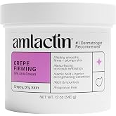 Amlactin Crepe Firming Body Cream, 15% Lactic Acid, 12 oz | 15% lactic acid body cream exfoliates, moisturizes and helps improve the look of crepey skin for firmer-looking texture.