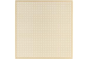 RANDALL MANUFACTURING CO., INC Gold Perforated Aluminum Sheet | Radiator Sheet | Lincane Design | 24 x 36 inches | .020” Thick | Great for Indoor & Outdoor Use | Made in The USA