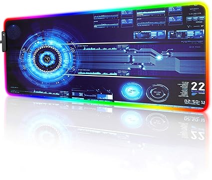 Amazon Rgb ゲーミングマウスパッド大型 Fps 光学式マウス適用 Led発光マウスパッド15rgbモード カラフル回転 撥水加工 拡張 マウスパッド80 30 0 3cm A Tomlff マウスパッド 通販