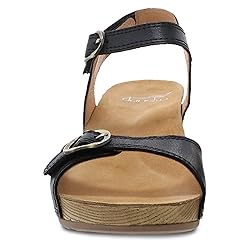 Dansko Women's Tricia Black Sandals 10.5-11 M US