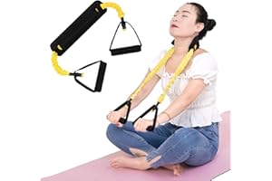 Fewener Neck Stretcher Exerciser - Portable Neck Strengthener with Thickened Pad for Pain Relief and Decompression - Neck Stretcher for Long-Term Cell Phone and Computer Users (20bl, Light Yellow)…