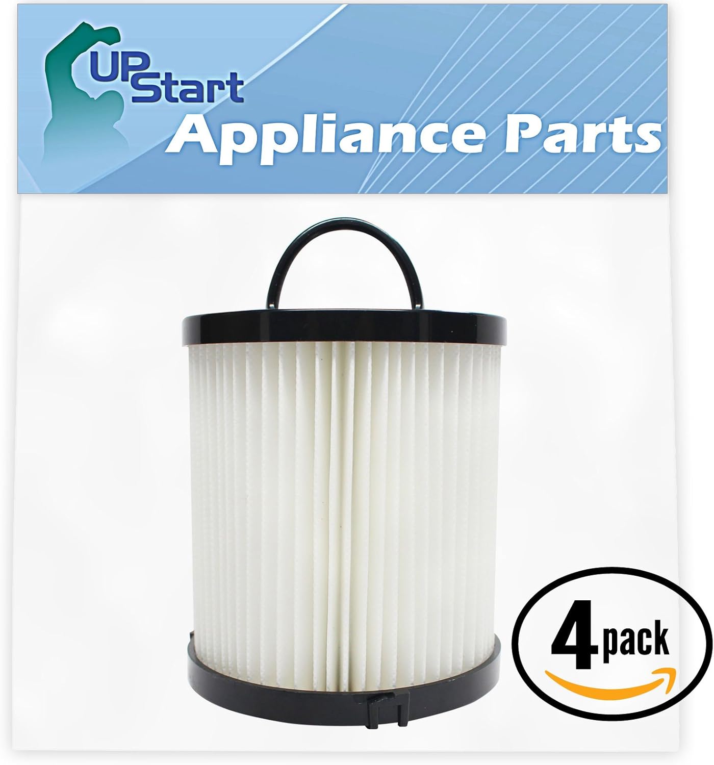 Upstart Battery 4-Pack Replacement for Eureka 4236AZ Comfort Clean Upright Vacuum Dust Cup Filter - Compatible with Eureka DCF-21 Filter