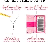 LLBA W Eyelash Extensions 3D D Curl 0.07mm 10mm Fluffy Volume Handmade view 4