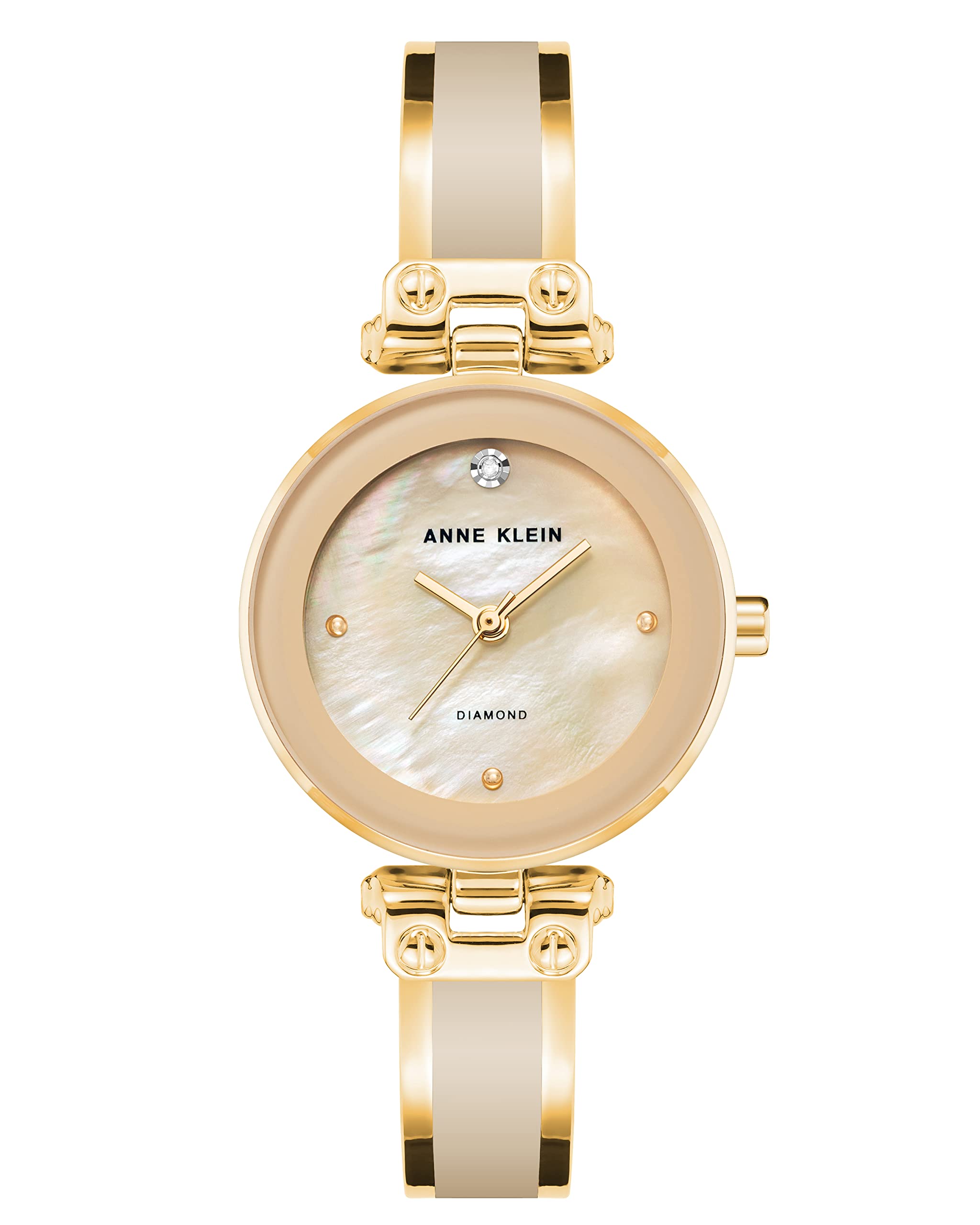Anne Klein Women's AK/1980TMGB Analog Display