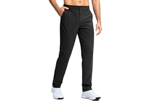 G Gradual Mens Golf Pants Stretch Dress Casual Pants 30"/32"/34" Lightweight Work Travel Slacks for Men with 4 Pockets