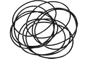 uxcell 10Pcs AS-246 O-Rings, Nitrile Rubber O-Rings 4-1/2" ID, 4-3/4" OD, 1/8" Width Round Sealing Gasket for Automotive Machine Plumbing Sealing Repair (70 Durometer, Black)