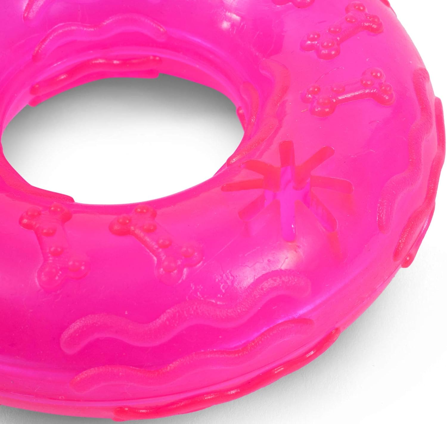 Petface (Toyz by Petface) Play Ring Dog Toy, Blue/Green/Pink (One Colour Supplied at Random), Play Rings, Small - Image 5