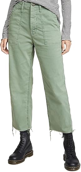 mother patch pocket jeans