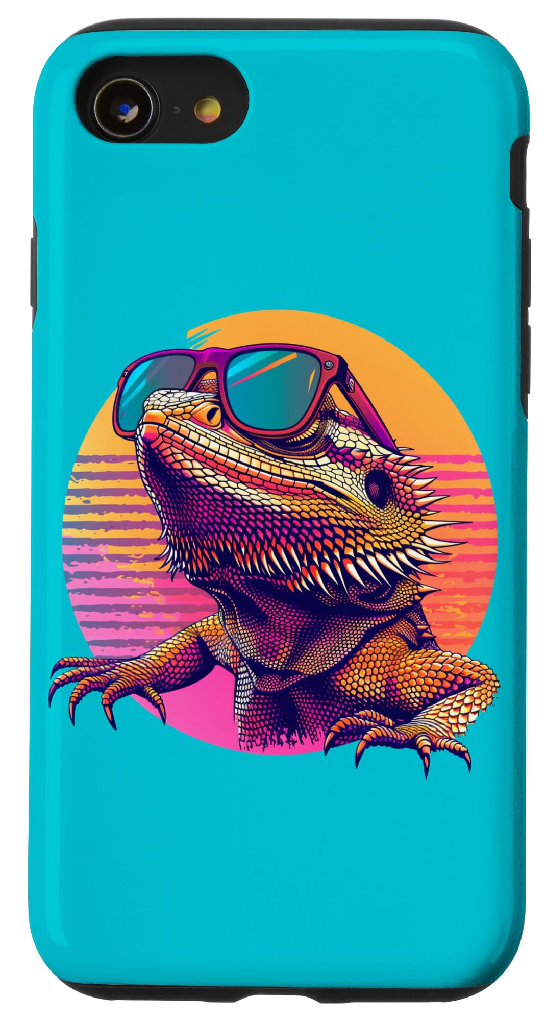 iPhone SE (2020) / 7 / 8 Tiny Dinosaur Retro Vintage Bearded Dragon Lover Case