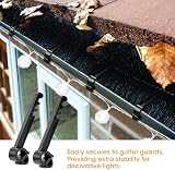 AIEVE 30 Pack Gutter Brush Clips for 75/100/150mm Guttering view 6