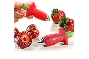 Stainless Steel Fruit Vegetable Corer Tool, Efficient Kitchen Gadget for Cucumbers, Bell Peppers, Apples, Tomatoes