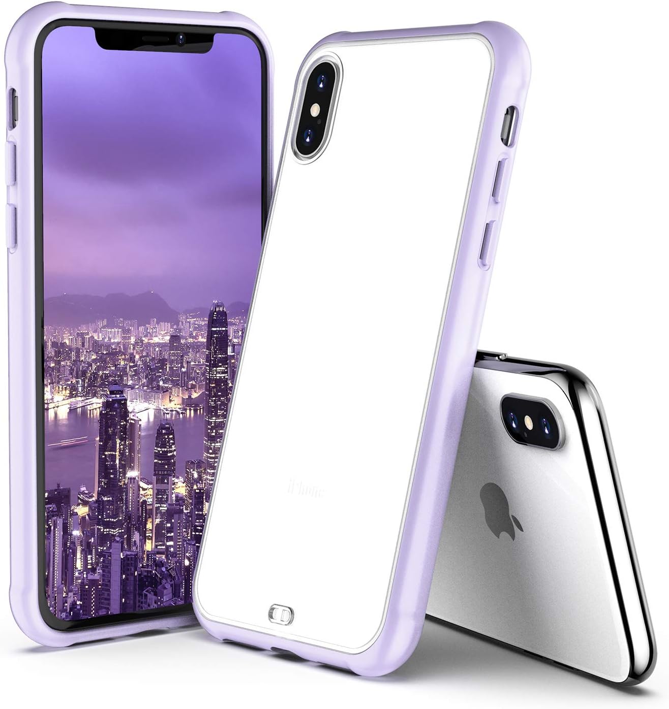 ORIbox iPhone X Case & iPhone Xs Case Clear, Translucent Matte case with Soft Edges, Lightweight, Wireless Charging