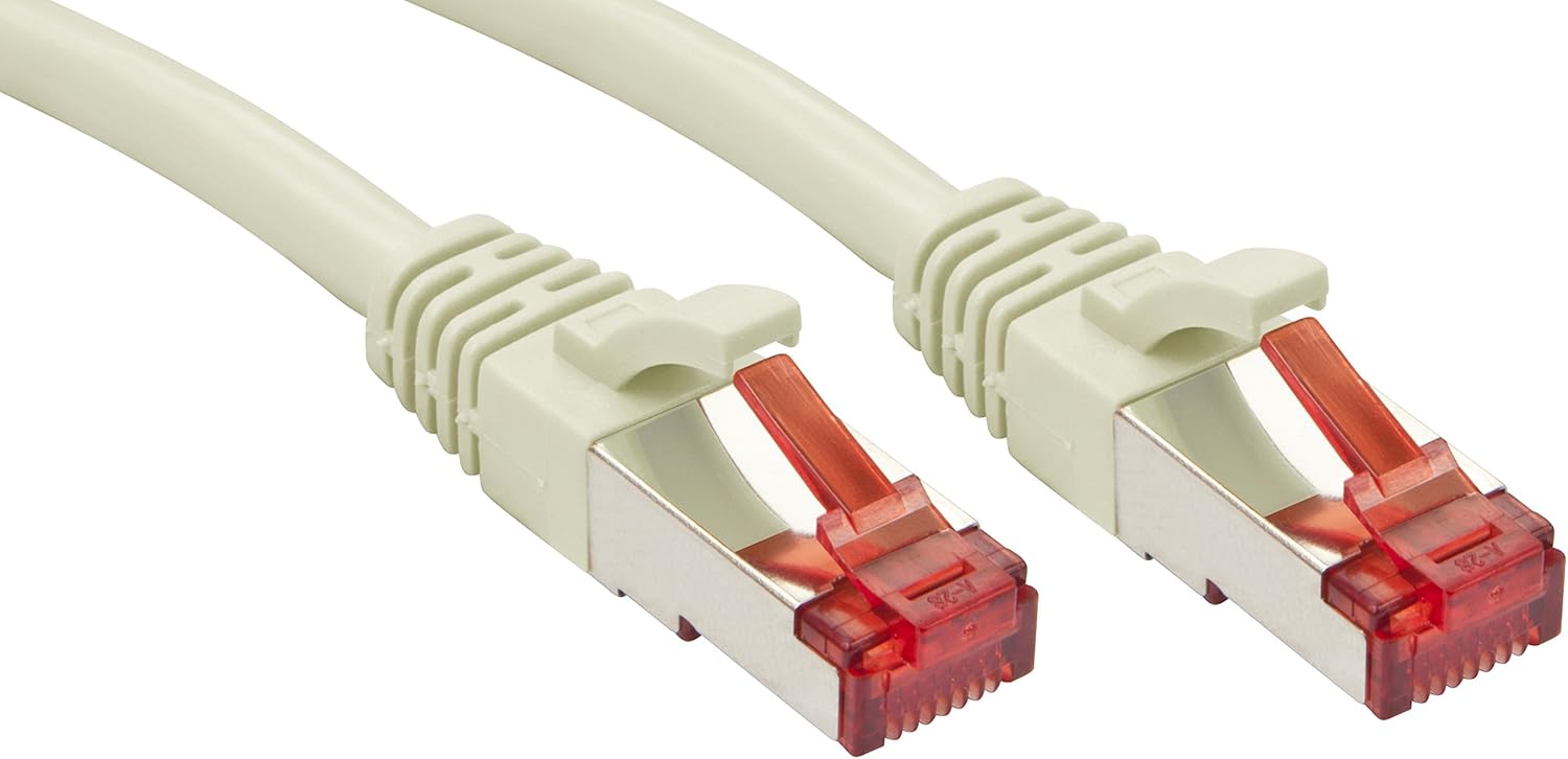 Lindy Cat6 S/FTP RJ45 5 m, Grey, Red