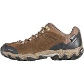 Oboz Men's Bridger Low B-Dry | Waterproof Leather Hiking Shoes with Breathable Protection and Rugged Traction for Wet-Weather Trails