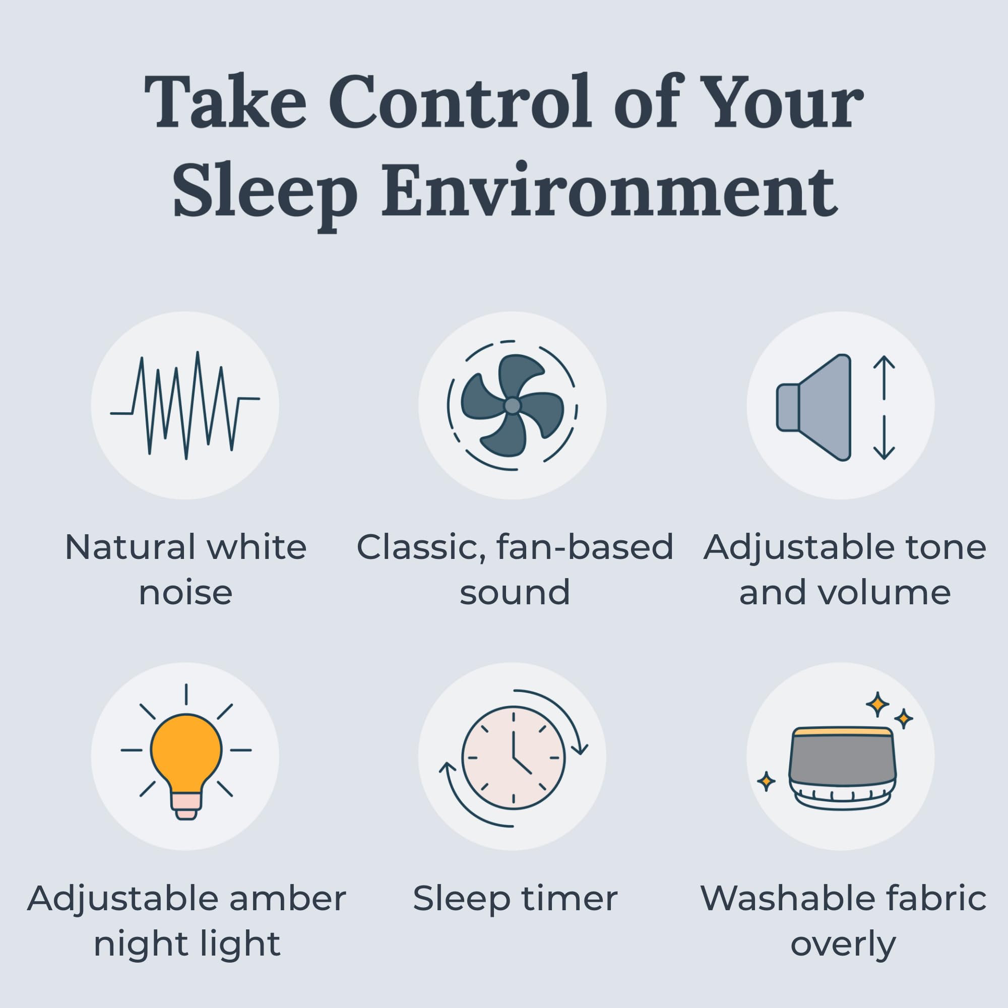 Yogasleep Dohm Nova White Noise Sound Machine, Better Sleep for Babies & Adults. Includes Night Light, 10 Fan Speeds & Calming Pink Noise for Louder Noise Masking. Noise Canceling for Office Privacy.
