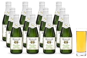 Martinelli's Gold Medal Sparkling Pear Cider Juice, 8.4 fl oz. Pack of 12 Bottles | Non-Alcoholic Drink