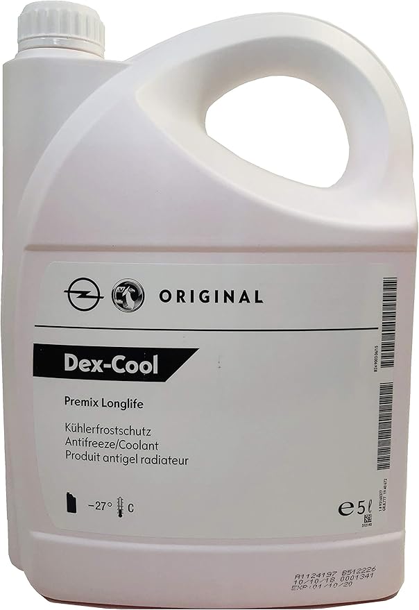 Original GM Opel Antifreeze DEXCOOL premixed, long life, 5 litres