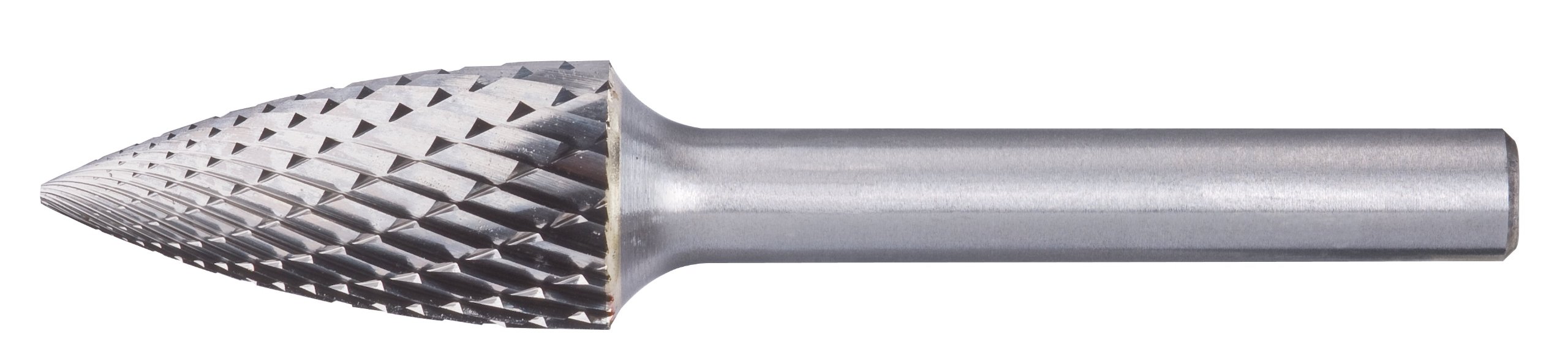 Pferd SPG1225/63PLUS Tungsten Carbide Burr, Silver, 6/12 x 25 mm