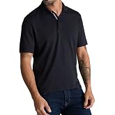 UNTUCKit Wrinkle Free Short Sleeve Polo Shirt for Men | Wrinkle-free, 100% breathable SUPIMA&reg; cotton, finished with the perfect untucked length
