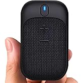 MINUS EQUALS PLUS - = + Golf Speaker/Wireless Wearable Bluetooth Speaker/Portable/Clip on/Up to 18hrs of Battery Life/Built-in Mic for Hands-Free Music and Calls/Water Resistant/Modern Design (Black)