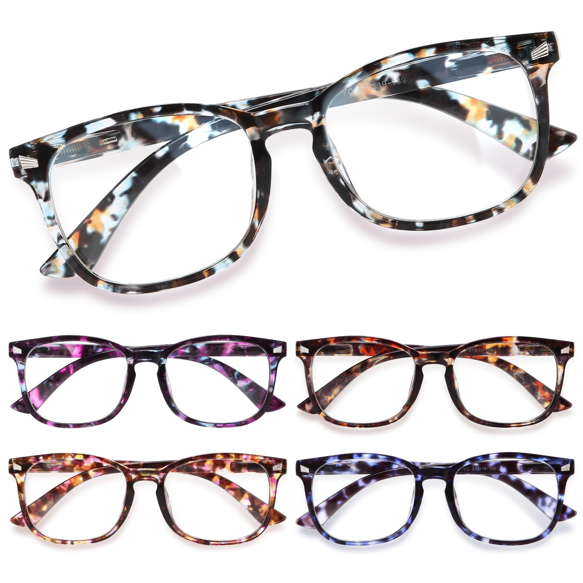 Photo 1 of CCVOO Reading Glasses for Women/Men, Eyeglasses, Blue Light Readers for Women/Men, Computer Eye Glasses, Cheaters