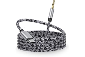 BORDSEK Samsung Type C to 3.5mm Audio Aux Cable, USB C to Aux Cord for Car, Type C to AUX Headphone Jack Male Cord Car Auxiliary Cable USB C for Android Phone Samsung Galaxy S25Ultra S24 S23, Pixel 10Pro 9 8a