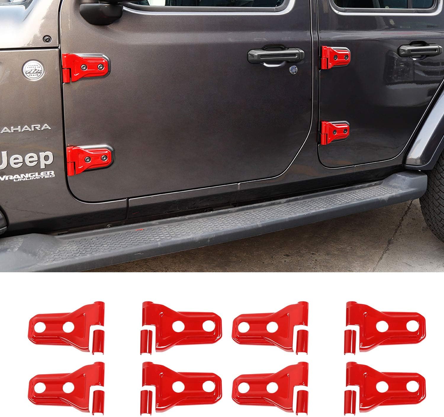 CheroCar JL JT Door Hinge Covers Protector Decoration Kits