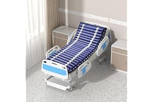 VEICAR Alternating Air Pressure Mattress Pad, Bed Sore Prevention Solution Mattress Topper with 10-Setting Adjustable Pump, Waterproof Pressure Relief Ulcer Cushion Pad for Hospital Beds and Home Use