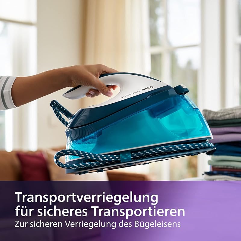 Dampfbügelstation PerfectCare Compact, Blau, 2400 W
