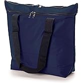 Hopkins Medical Products Nurses Tote, 70D Waterproof Fabric, Joint Commission Compliant, Reinforced Bottom, Lockable Security Zippers, 14 Inch x 4.75 Inch x 14.75 Inch, Navy
