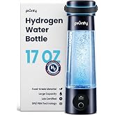 PIURIFY Hydrogen Water Bottle Generator | 9,970 PPB in 2 Cycles | 17 OZ | 3x More H2 | Ergonomic Handle | USA Certified | SPE/PEM Technology |Dark Blue