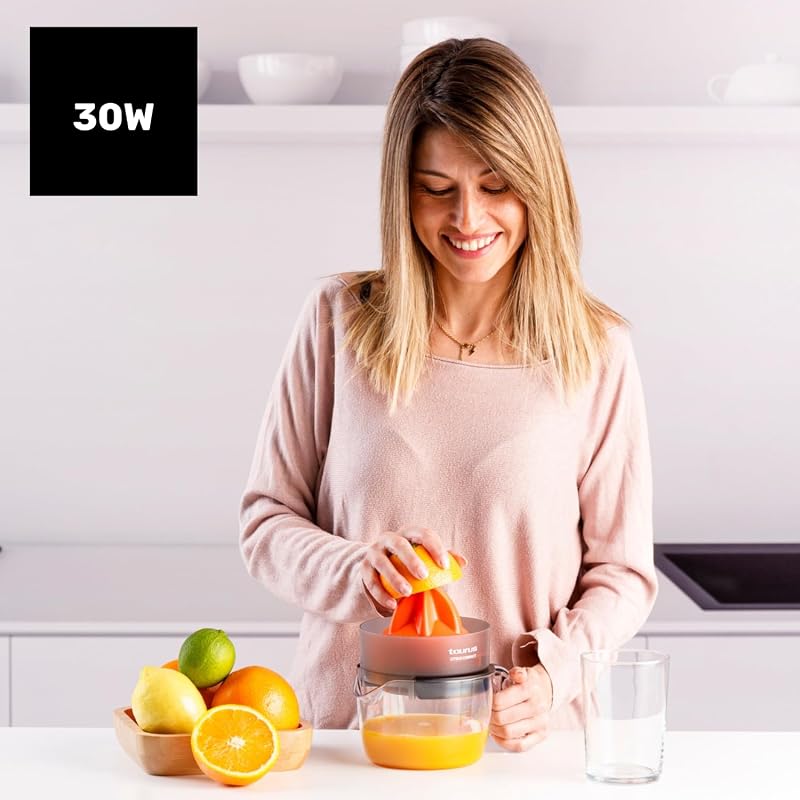 - Citrus Compact Exprimidor Eléctrico, 800 ml, Doble Giro, BPA Free
