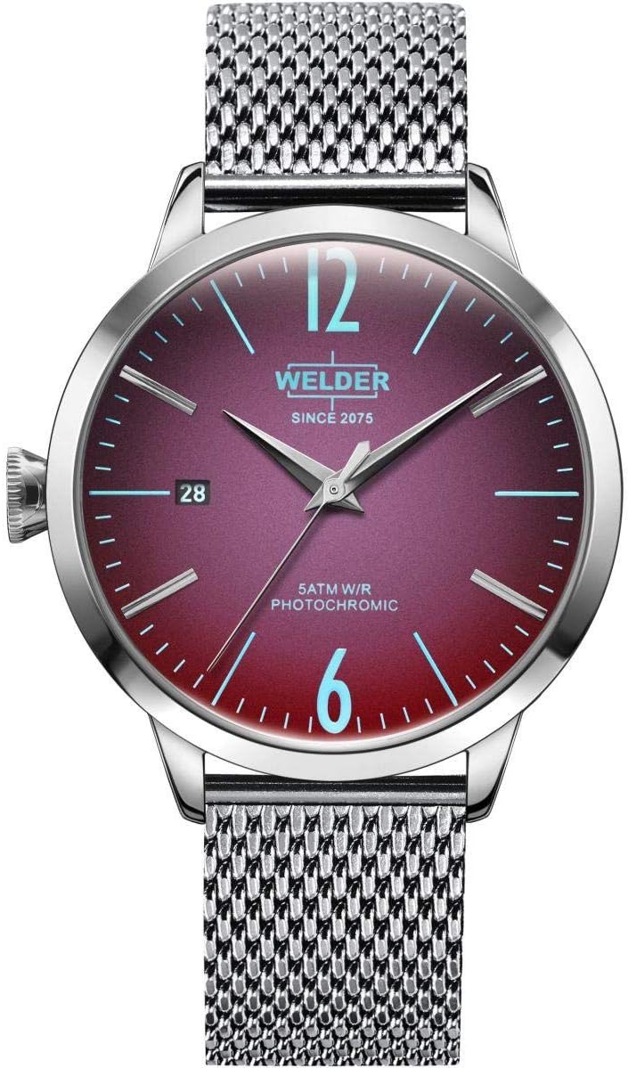 Welder Unisex Breezy 38mm Steel Bracelet & Case Quartz Analog Watch WRC618