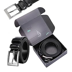 Marino’s Premium Belt Men, Genuine Leather Dress