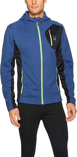 spyder men's bandit full zip stryke jacket