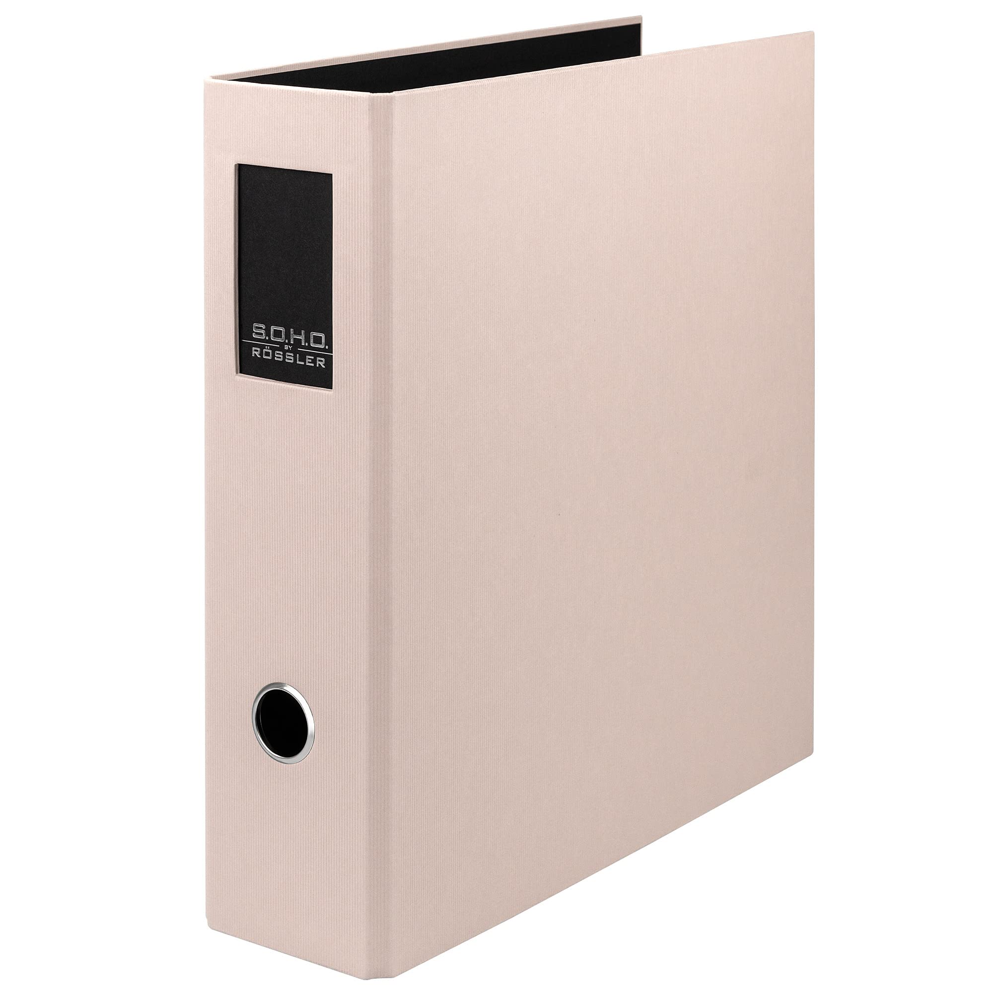 Rössler S.O.H.O. 80mm Spine A4 Lever Arch File with Index Aperture - Powder — image 1