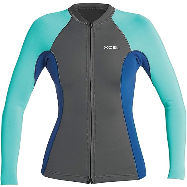 Amazon.com: Xcel Womens Axis Long Sleeve Front Zip 1.5/1mm Jacket