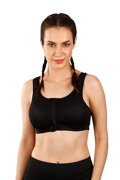 velcro adjustable sports bra