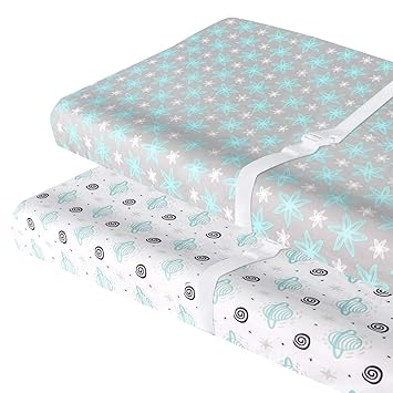 baby boy changing pad cover