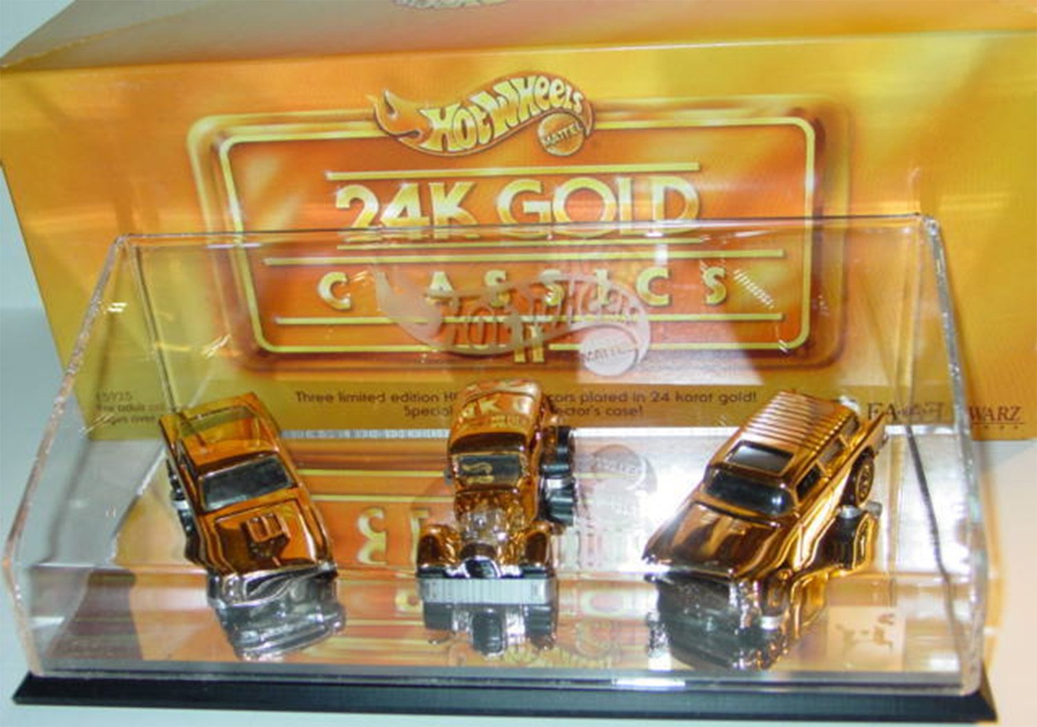 hot wheels 24k gold classics