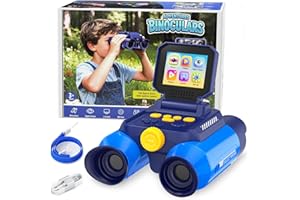 OAEBLLE Nature Exploration Toys, 2.4" IPS Screen Digital Wildlife Camera with Night Vision & 10X Zoom, Kids Outdoor Play Equi