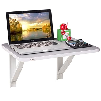 Wudore Compacto Urban Homes Wall Mounted Folding Laptop Table (Grey)