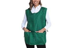 Xeoxarel Unisex Cobbler Apron with 3 Pockets Vest