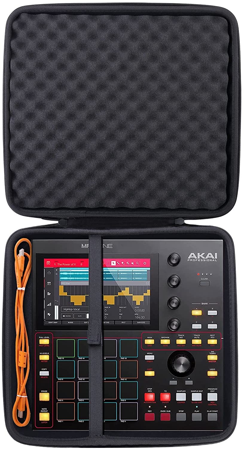 co2CREA Hard Protective Case for Akai Professional MPC One+ /MPC One Standalone Drum Machine, Black case only — image 1