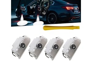 DZJJHK 2Pcs Never Fade Car Door Lights Logo Projector,LED Welcome Lights for Q50 Q60 Q70 G25 G37 QX50/56/60/70/80 M25/35/37/4