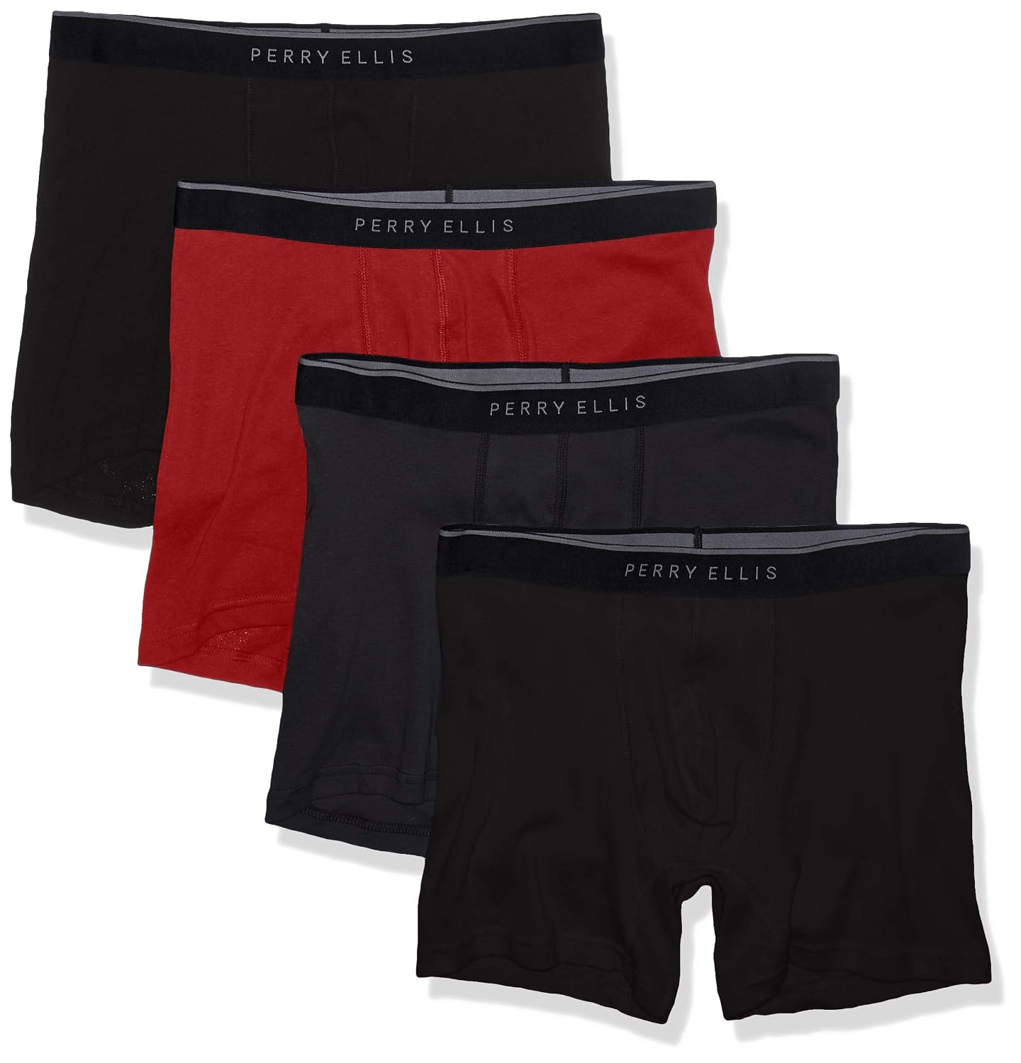 online at best price Perry Ellis Mens Portfolio 4 Pack 1x1 Rib 