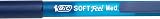 BIC Soft Feel Clic Grip Pen Blue Pack of 3 1 mm Tip Retractable view 5
