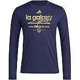 adidas Men's Los Angeles Galaxy Pre-Game Long Sleeve T-Shirt
